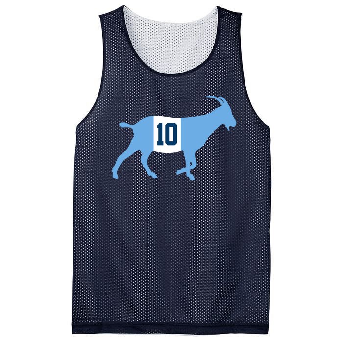 Messi Goat #10 Argentina Soccer Mesh Reversible Basketball Jersey Tank