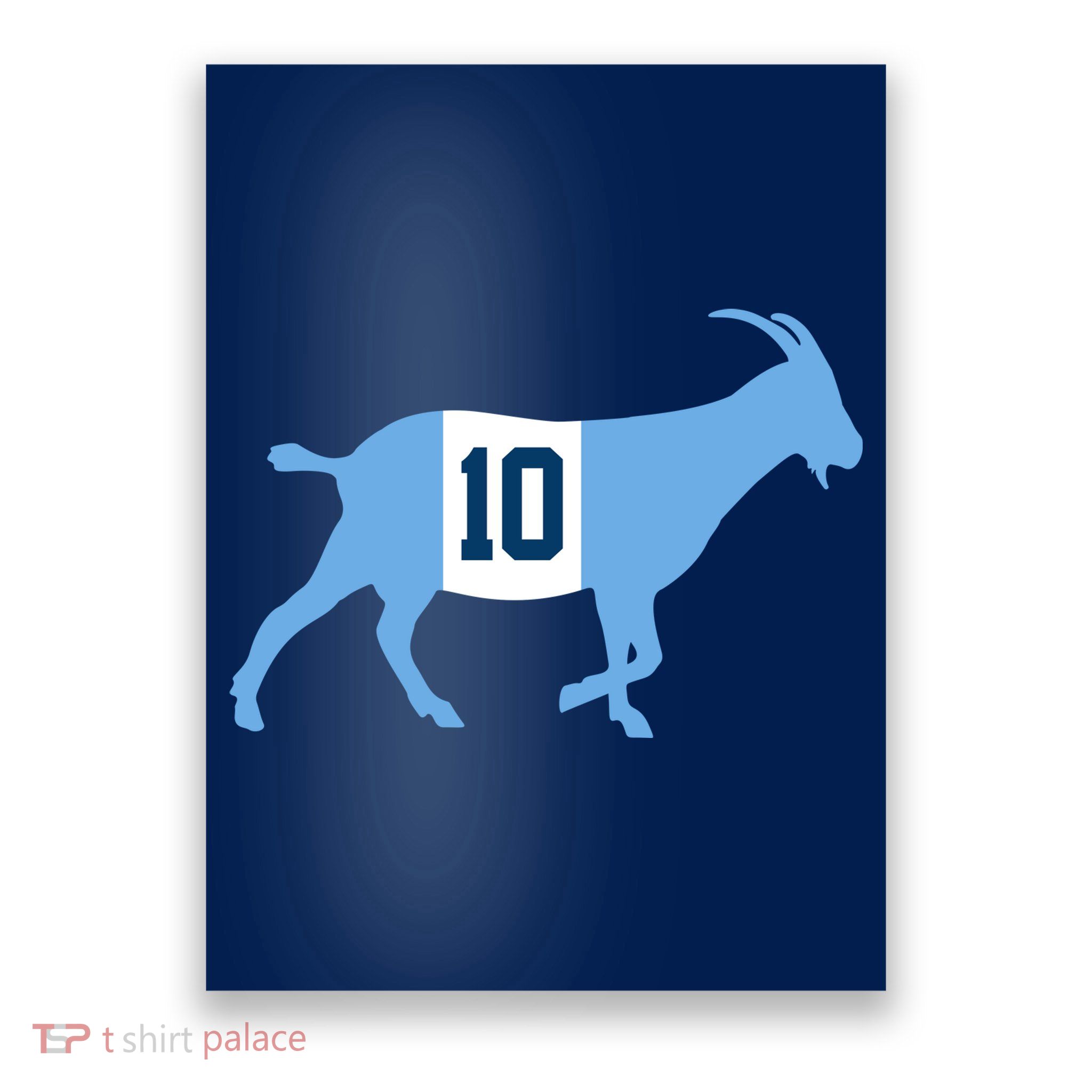 Messi Goat #10 Argentina Soccer Poster