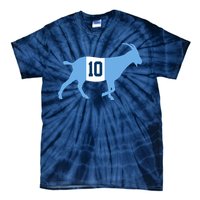 Messi Goat #10 Argentina Soccer Tie-Dye T-Shirt