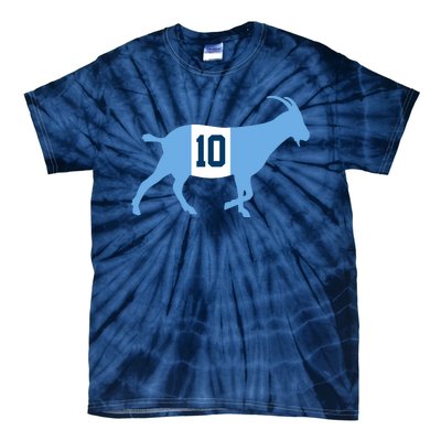 Messi Goat #10 Argentina Soccer Tie-Dye T-Shirt