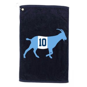 Messi Goat #10 Argentina Soccer Platinum Collection Golf Towel