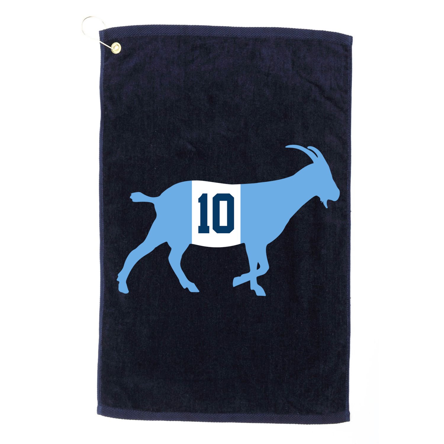 Messi Goat #10 Argentina Soccer Golf Towel