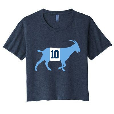 Messi Goat #10 Argentina Soccer Crop Top