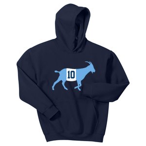 Messi Goat #10 Argentina Soccer Kids Hoodie