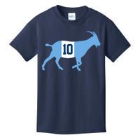 Messi Goat #10 Argentina Soccer Kids T-Shirt