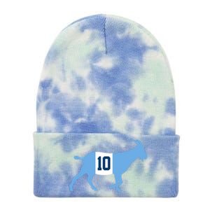 Messi Goat #10 Argentina Soccer Tie Dye 12in Knit Beanie