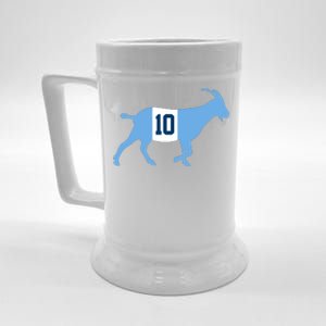 Messi Goat #10 Argentina Soccer Beer Stein