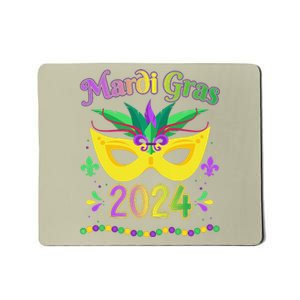 Mardi Gras 2024 Costume With Mask Mousepad