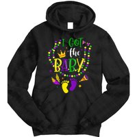 Mardi Gras 2024 I Got The Baby Pregnancy Announcement Tie Dye Hoodie