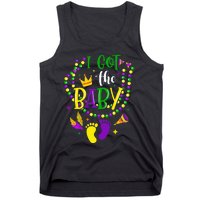 Mardi Gras 2024 I Got The Baby Pregnancy Announcement Tank Top