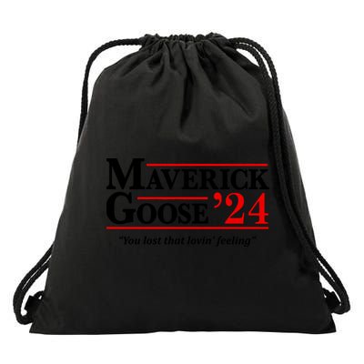 Maverick Goose 24 2024 Election Maverick For President USA Pilot Drawstring Bag
