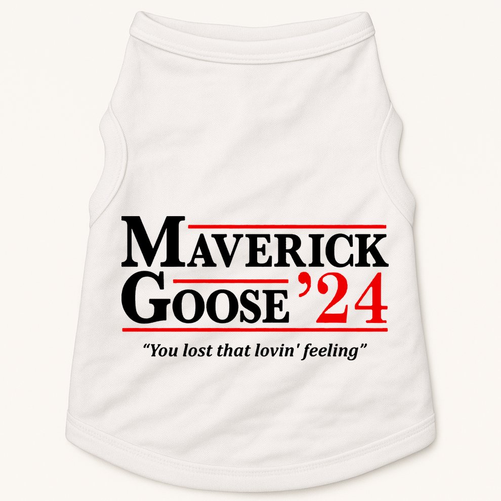 Maverick Goose 24 2024 Election Maverick For President USA Pilot Doggie Tank