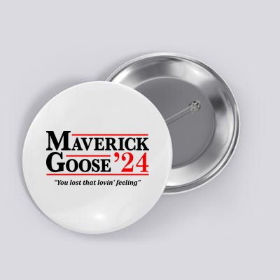 Maverick Goose 24 2024 Election Maverick For President USA Pilot Button