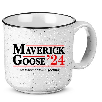 Maverick Goose 24 2024 Election Maverick For President USA Pilot 15oz Campfire Ceramic Mug