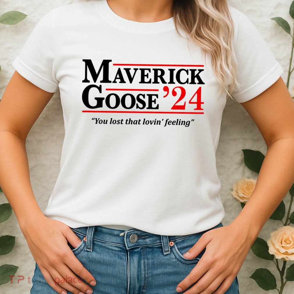 Maverick Goose 24 2024 Election Maverick For President USA Pilot Womens T-Shirt