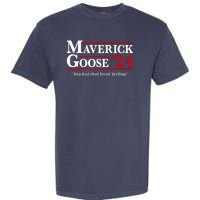 Maverick Goose 24 2024 Election Maverick For President USA Pilot 2024 Garment-Dyed Heavyweight T-Shirt