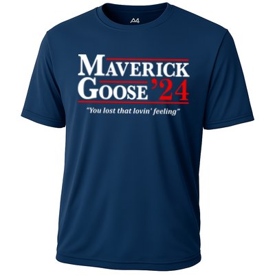 Maverick Goose 24 2024 Election Maverick For President USA Pilot 2024 Performance Shirt