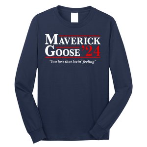 Maverick Goose 24 2024 Election Maverick For President USA Pilot 2024 Long Sleeve Shirt