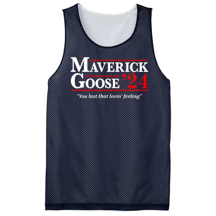 Maverick Goose 24 2024 Election Maverick For President USA Pilot 2024 Mesh Reversible Basketball Jersey Tank