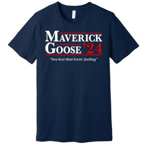 Maverick Goose 24 2024 Election Maverick For President USA Pilot 2024 Premium T-Shirt