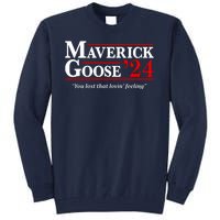 Maverick Goose 24 2024 Election Maverick For President USA Pilot 2024 Tall Sweatshirt