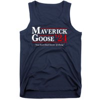 Maverick Goose 24 2024 Election Maverick For President USA Pilot 2024 Tank Top