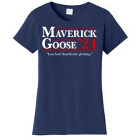 Maverick Goose 24 2024 Election Maverick For President USA Pilot 2024 Women's T-Shirt