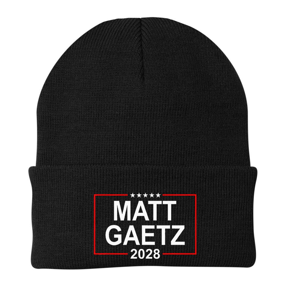 Matt Gaetz 2028 Presidential Election Usa Flag Republican Beanie