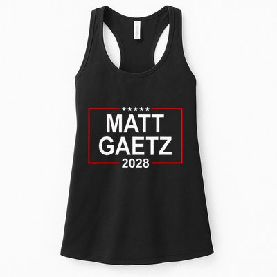 Matt Gaetz 2028 Presidential Election Usa Flag Republican Womens Tank Top