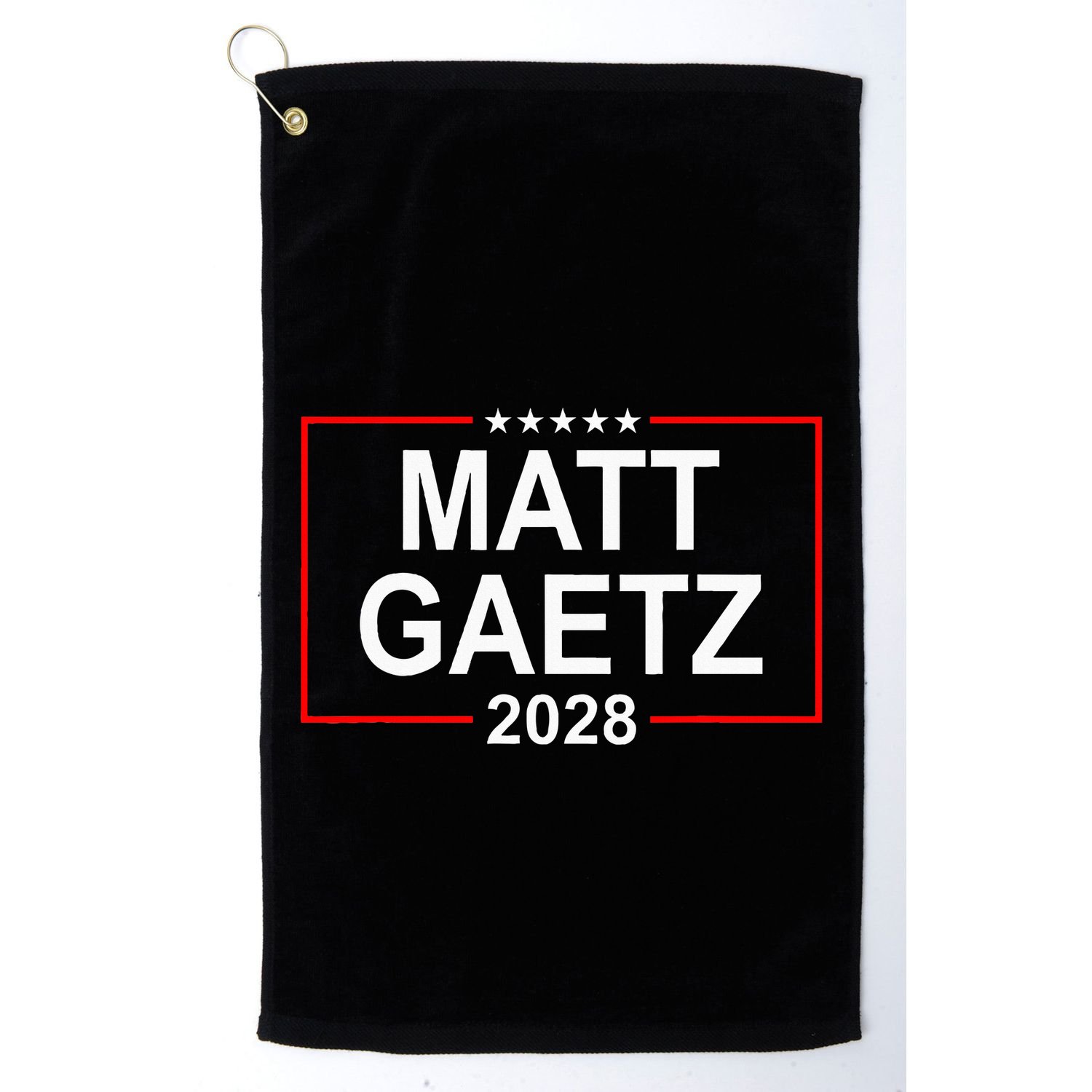 Matt Gaetz 2028 Presidential Election Usa Flag Republican Golf Towel