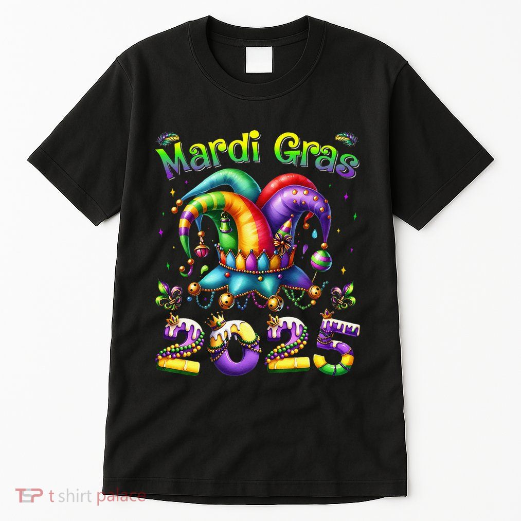 Mardi Gras 2025 Jester Outfit Gift Tall T-Shirt