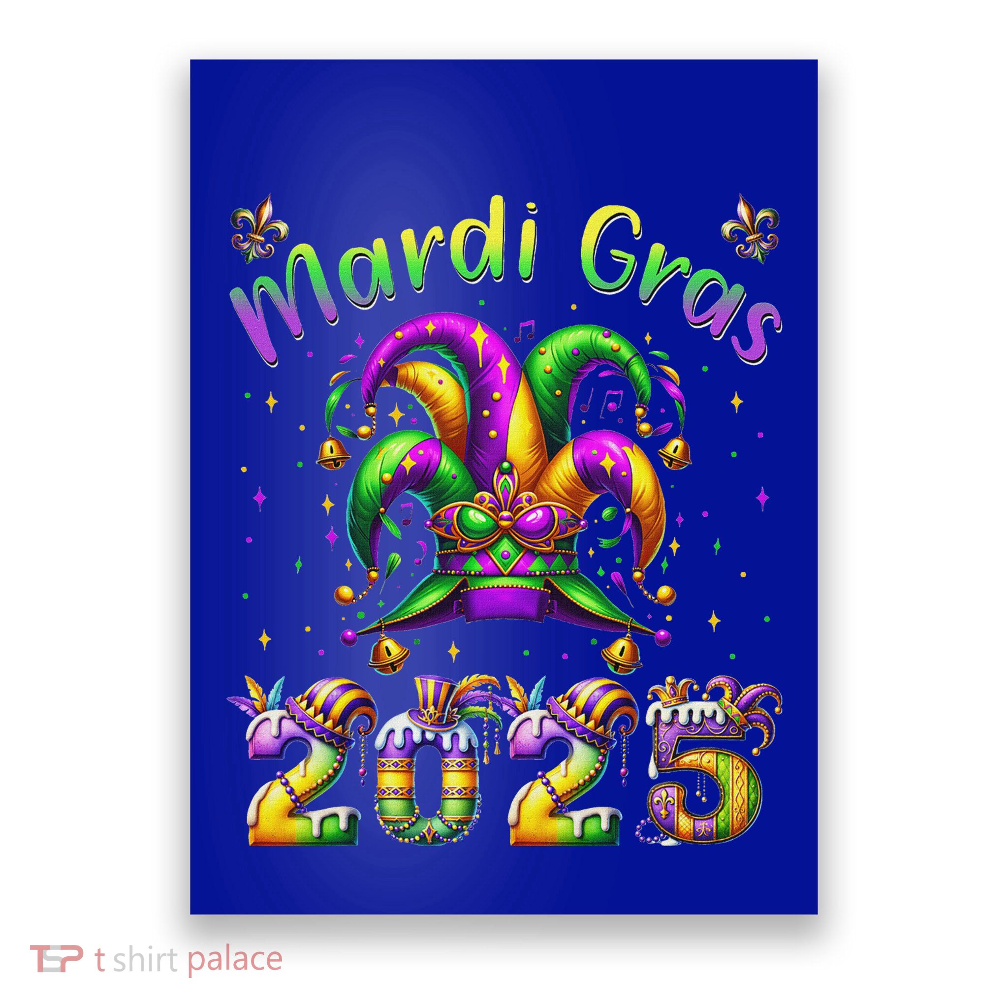Mardi Gras 2025 Jester Poster