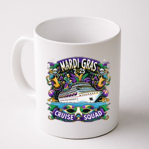 Mardi Gras 2025 Cruise Squad Family Matching Group Coffee Mug