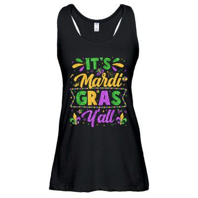 Mardi Gras 2025 ItS Mardi Gras YAll Ladies Essential Flowy Tank