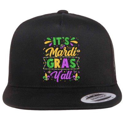 Mardi Gras 2025 ItS Mardi Gras YAll Flatbill Hat