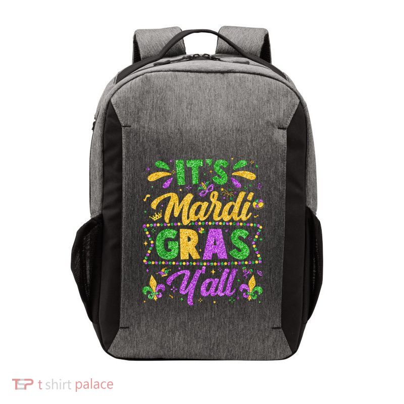 Mardi Gras 2025 ItS Mardi Gras YAll Vector Backpack