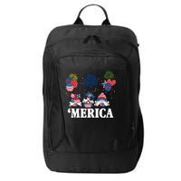 Merica Gnome 4th Of July Celebration City Backpack
