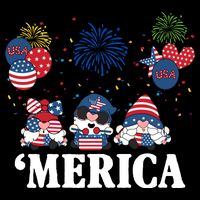 Merica Gnome 4th Of July Celebration City Backpack