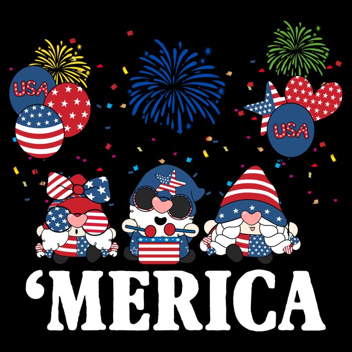 Merica Gnome 4th Of July Celebration City Backpack