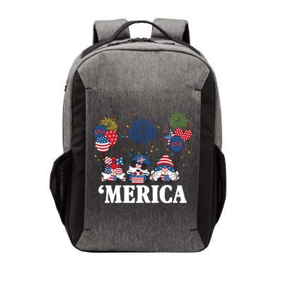 Merica Gnome 4th Of July Celebration Vector Backpack