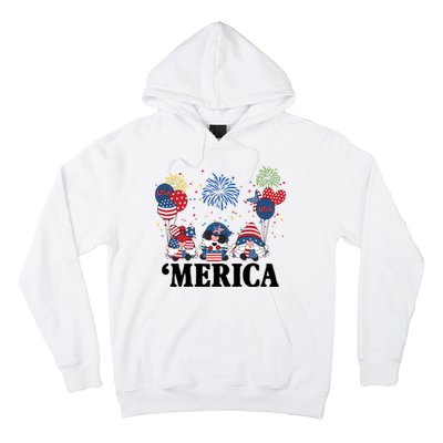 Merica Gnome 4th Of July Celebration Hoodie