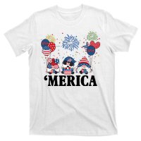 Merica Gnome 4th Of July Celebration T-Shirt