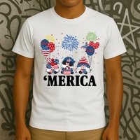Merica Gnome 4th Of July Celebration T-Shirt