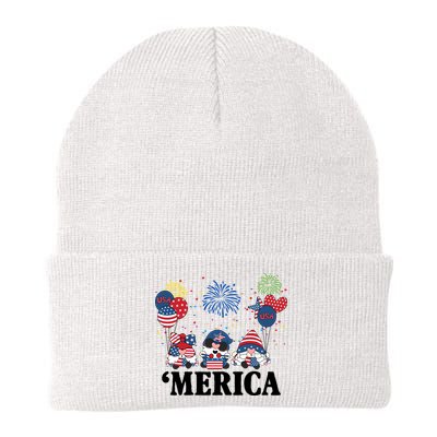 Merica Gnome 4th Of July Celebration Beanie