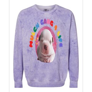 Mulch Gang 4 Life Funny Colorblast Crewneck Sweatshirt