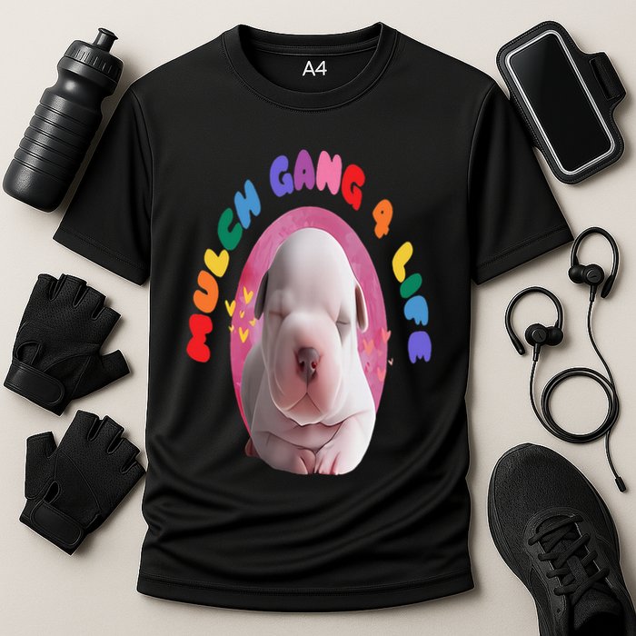 Mulch Gang 4 Life Funny Cooling Performance Crew T-Shirt
