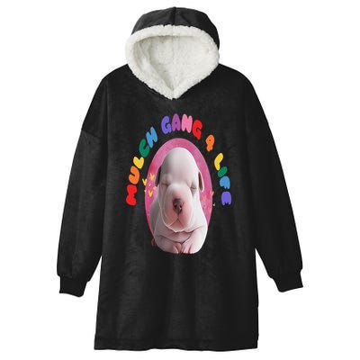 Mulch Gang 4 Life Funny Hooded Wearable Blanket