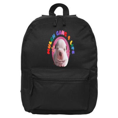 Mulch Gang 4 Life Funny 16 in Basic Backpack