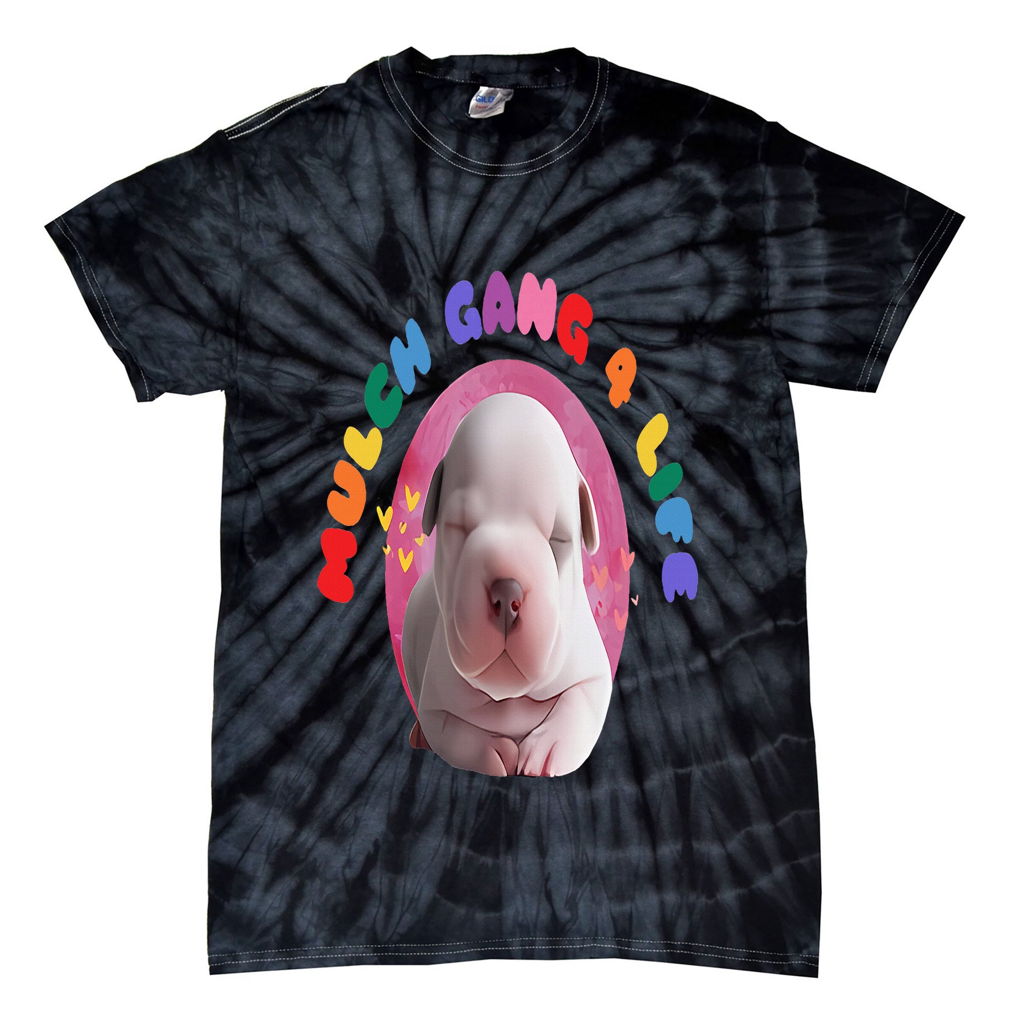 Mulch Gang 4 Life Funny Tie-Dye T-Shirt