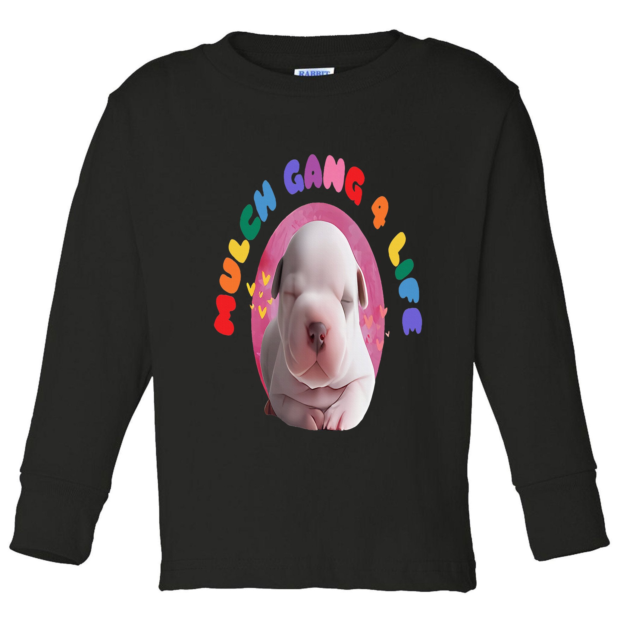 Mulch Gang 4 Life Funny Toddler Long Sleeve Shirt